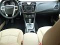 2013 Chrysler 200 Black/Light Frost Beige Interior Dashboard Photo