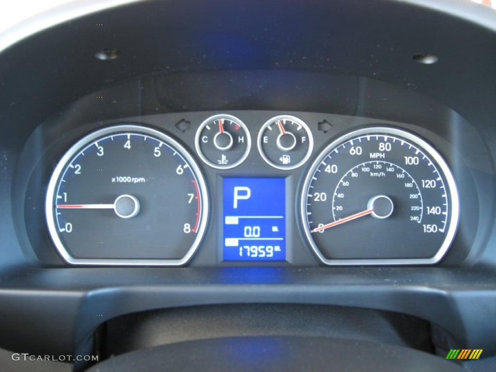 2012 Elantra GLS Touring - Atlantic Blue / Black photo #31