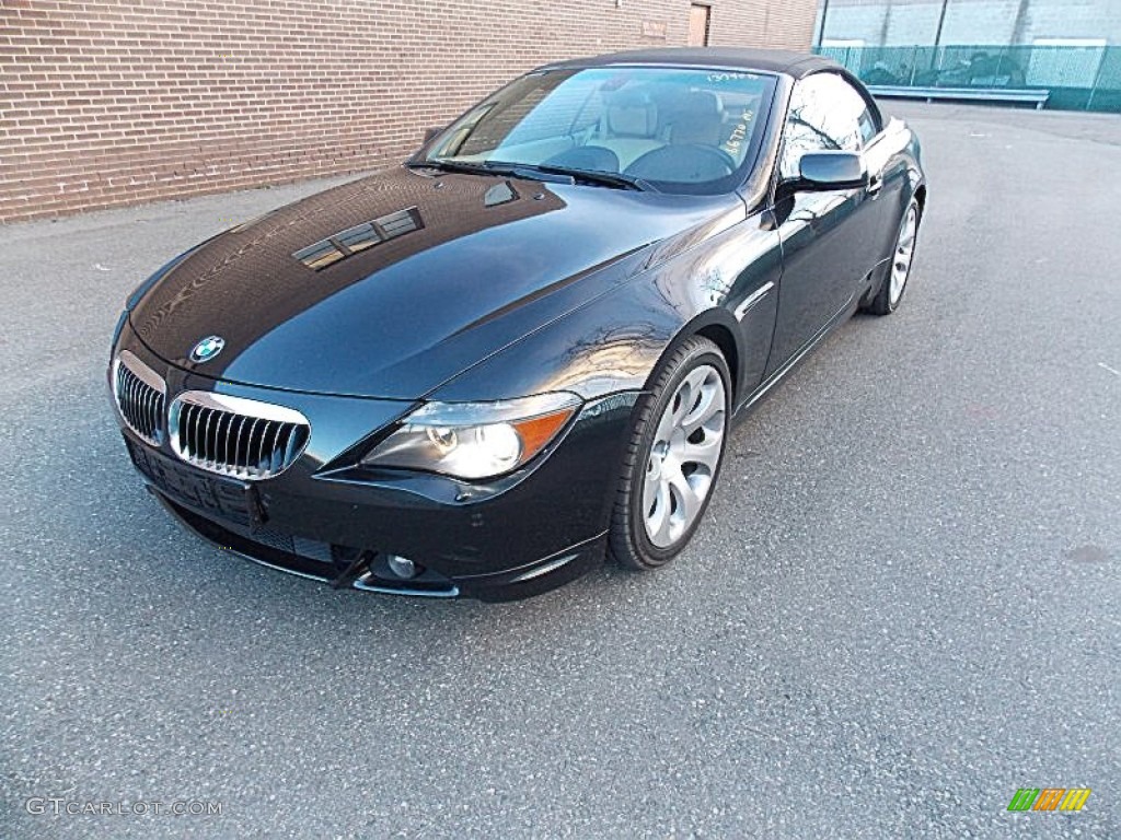 Black Sapphire Metallic 2007 BMW 6 Series 650i Convertible Exterior Photo #76233000