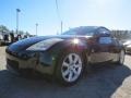 2005 Super Black Nissan 350Z Enthusiast Roadster  photo #3