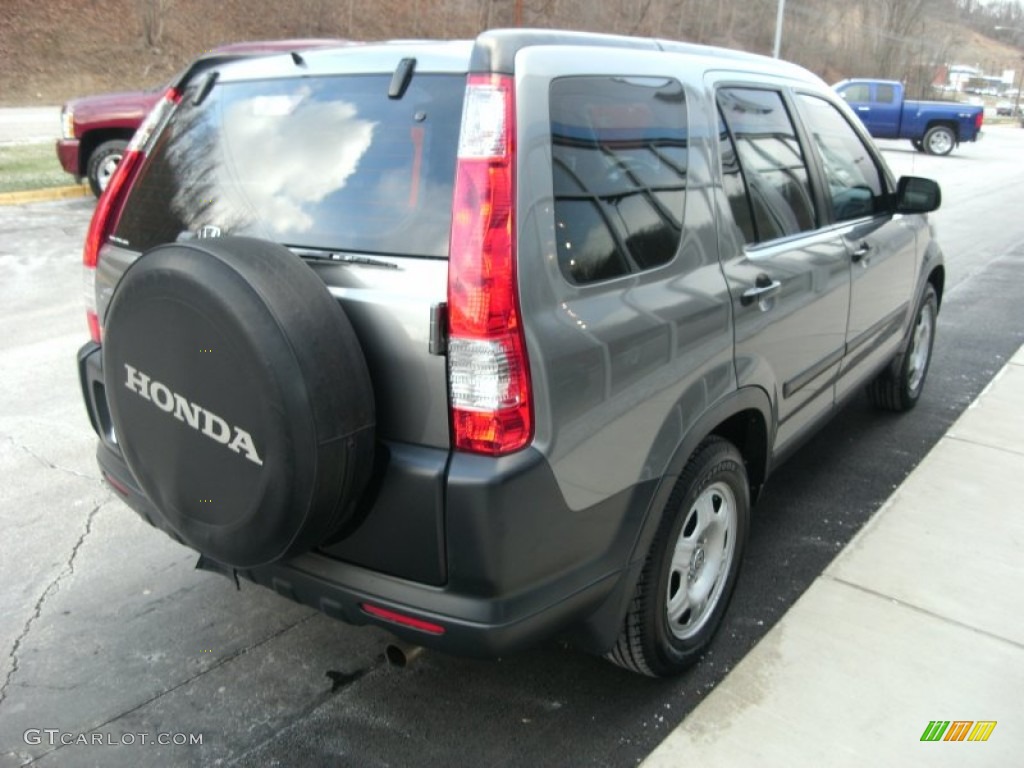 2006 CR-V LX 4WD - Pewter Pearl / Black photo #3