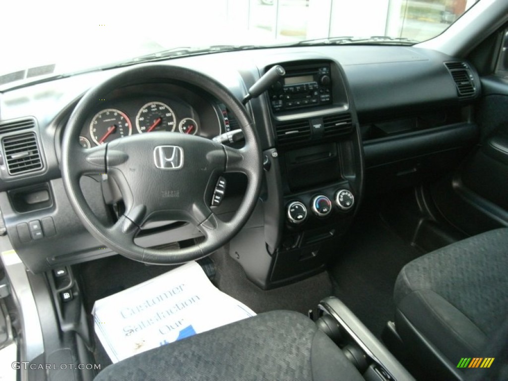 2006 CR-V LX 4WD - Pewter Pearl / Black photo #8