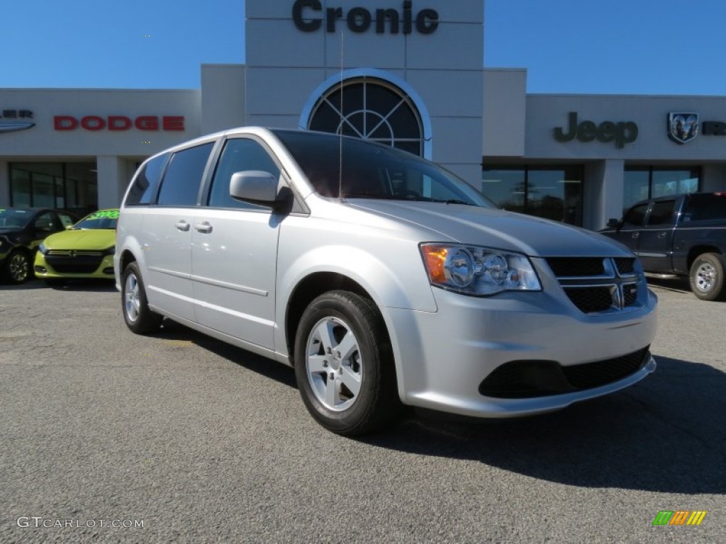 2012 Grand Caravan SXT - Bright Silver Metallic / Black/Light Graystone photo #1