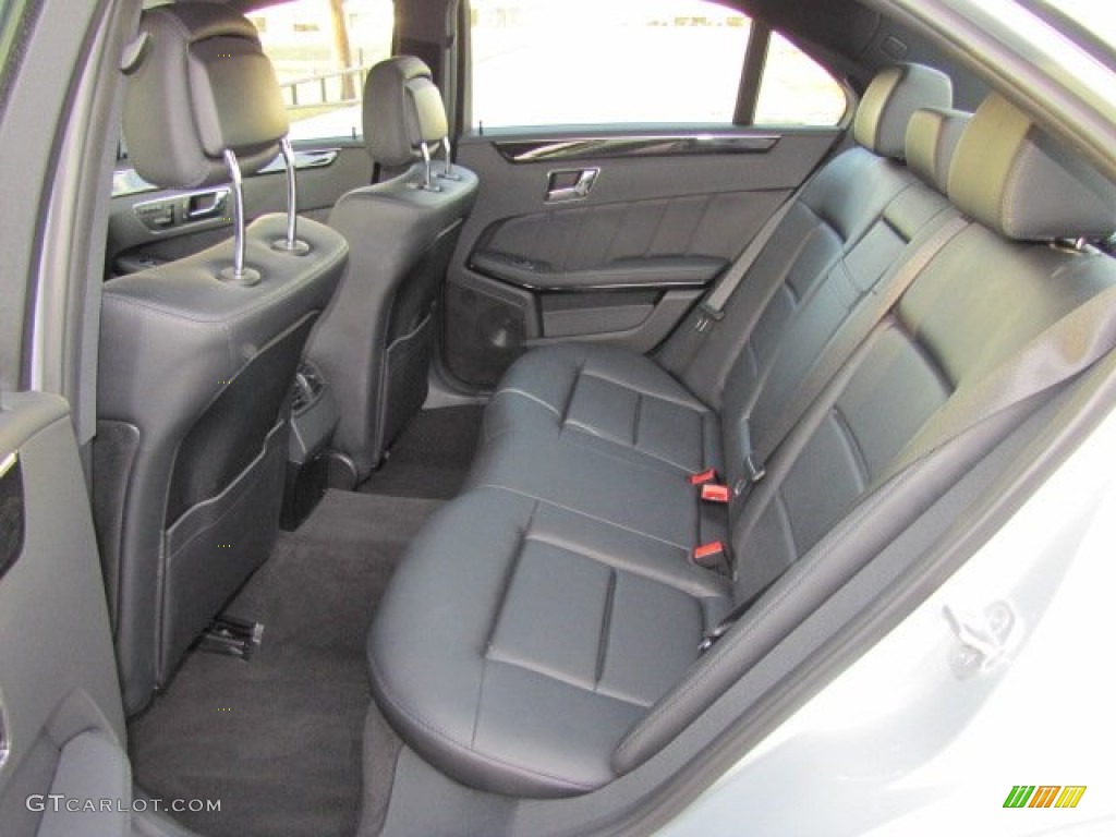 Black Interior 2011 Mercedes-Benz E 350 Sedan Photo #76234232