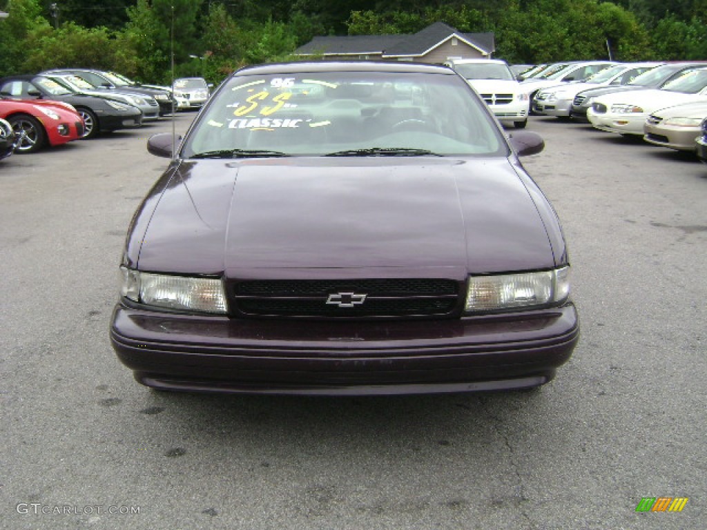 Dark Cherry Metallic 1996 Chevrolet Impala SS Exterior Photo #76234610