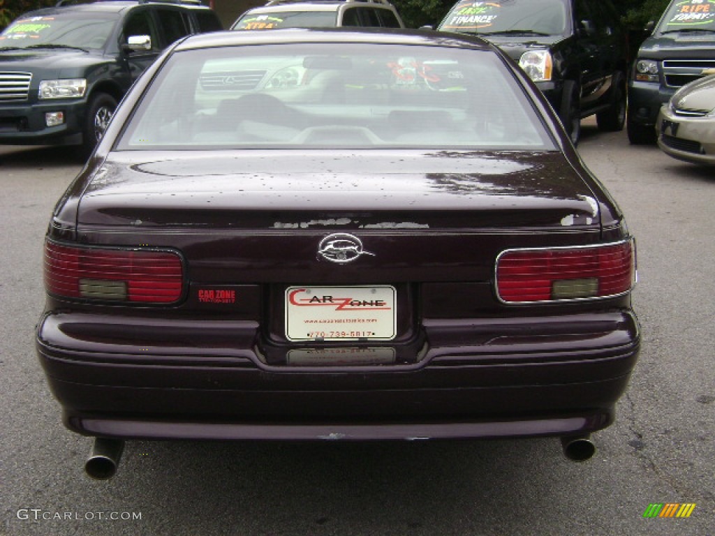 1996 Impala SS - Dark Cherry Metallic / Gray photo #4