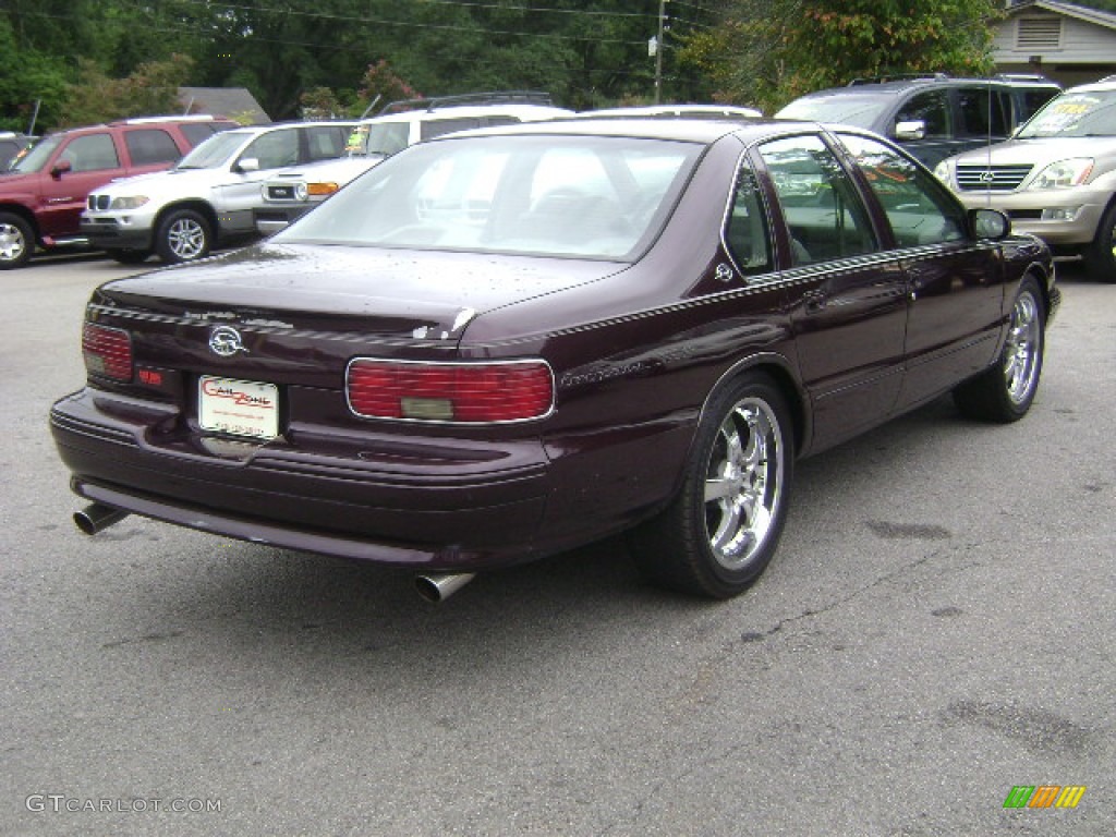 1996 Impala SS - Dark Cherry Metallic / Gray photo #5