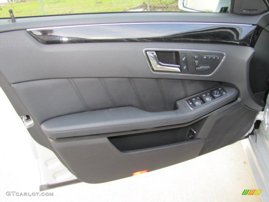 2011 Mercedes-Benz E 350 Sedan Black Door Panel Photo #76234796