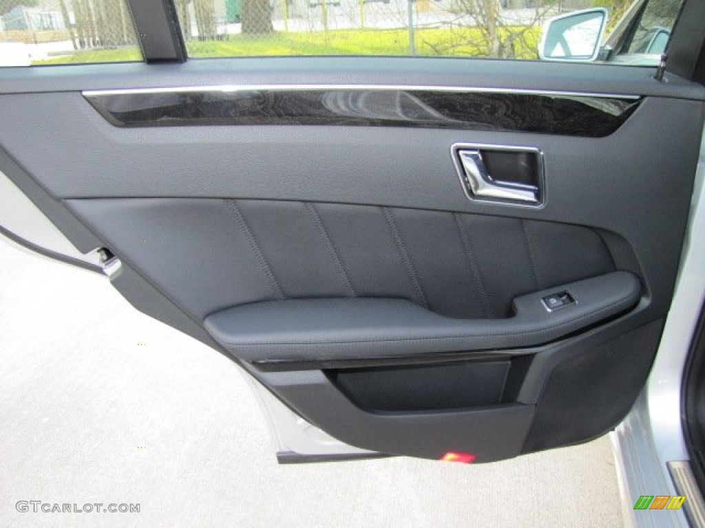 2011 Mercedes-Benz E 350 Sedan Black Door Panel Photo #76234811