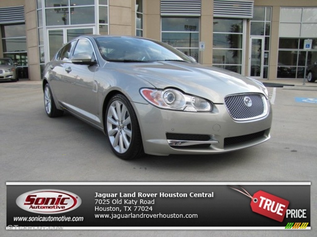 2010 XF Premium Sport Sedan - Cashmere Gold Metallic / Barley photo #1