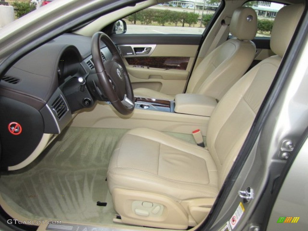 2010 Jaguar XF Premium Sport Sedan Front Seat Photo #76235112