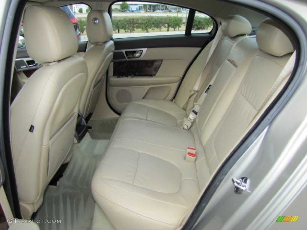 2010 Jaguar XF Premium Sport Sedan Rear Seat Photo #76235156