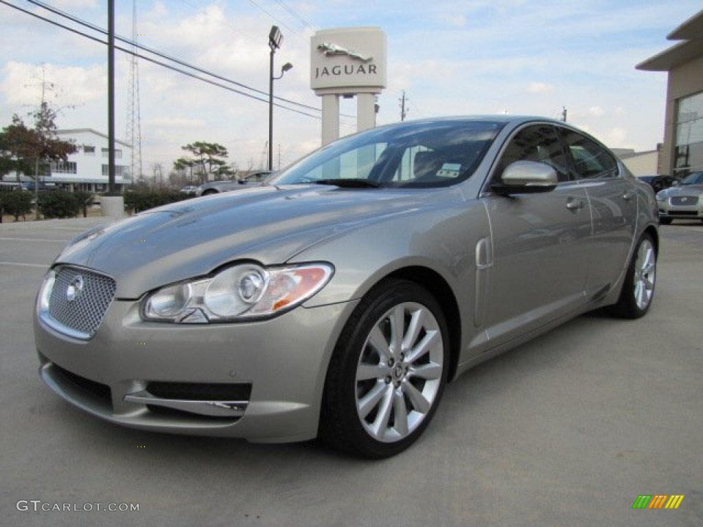Cashmere Gold Metallic 2010 Jaguar XF Premium Sport Sedan Exterior Photo #76235175