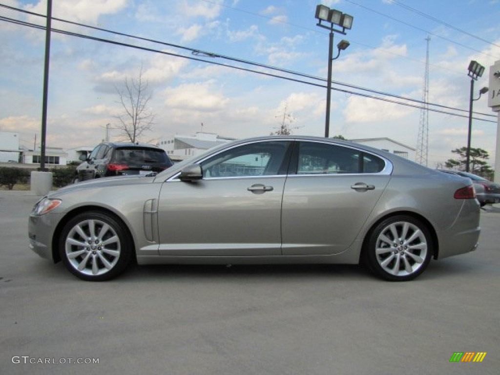 Cashmere Gold Metallic 2010 Jaguar XF Premium Sport Sedan Exterior Photo #76235216