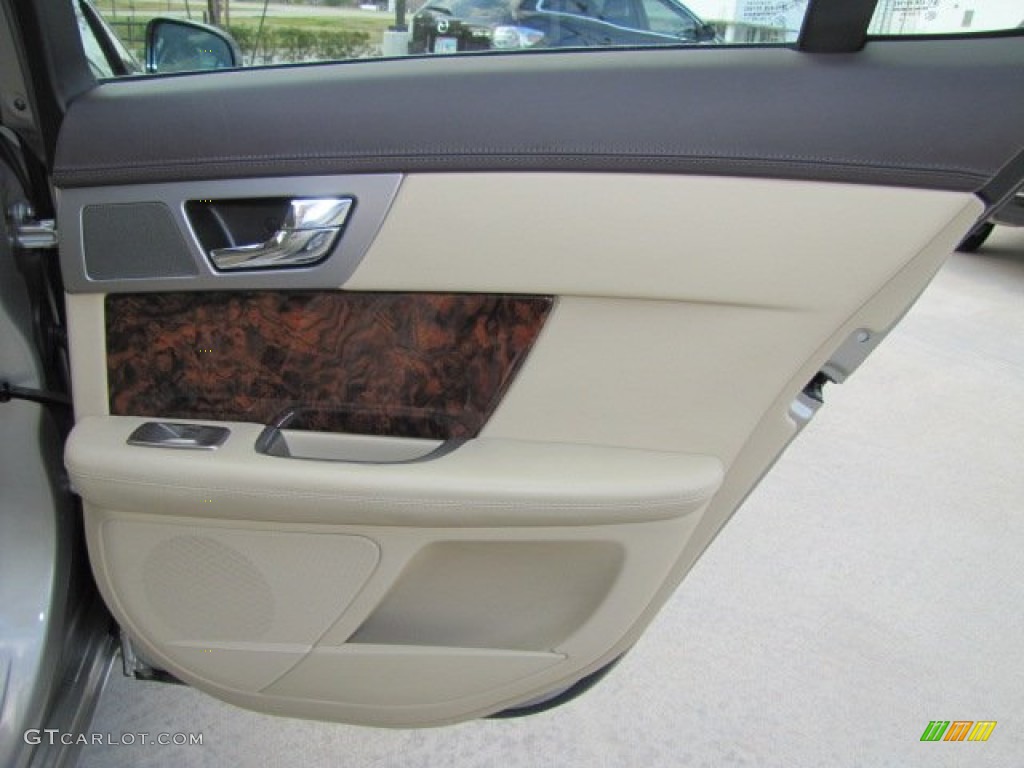 2010 Jaguar XF Premium Sport Sedan Barley Door Panel Photo #76235858