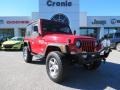 2002 Flame Red Jeep Wrangler X 4x4  photo #1