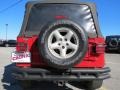 2002 Flame Red Jeep Wrangler X 4x4  photo #6