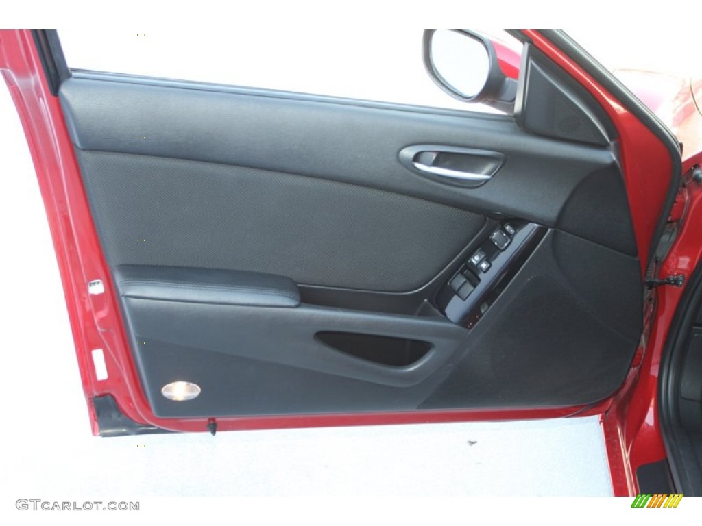 2010 Mazda RX-8 Sport Black Door Panel Photo #76236128