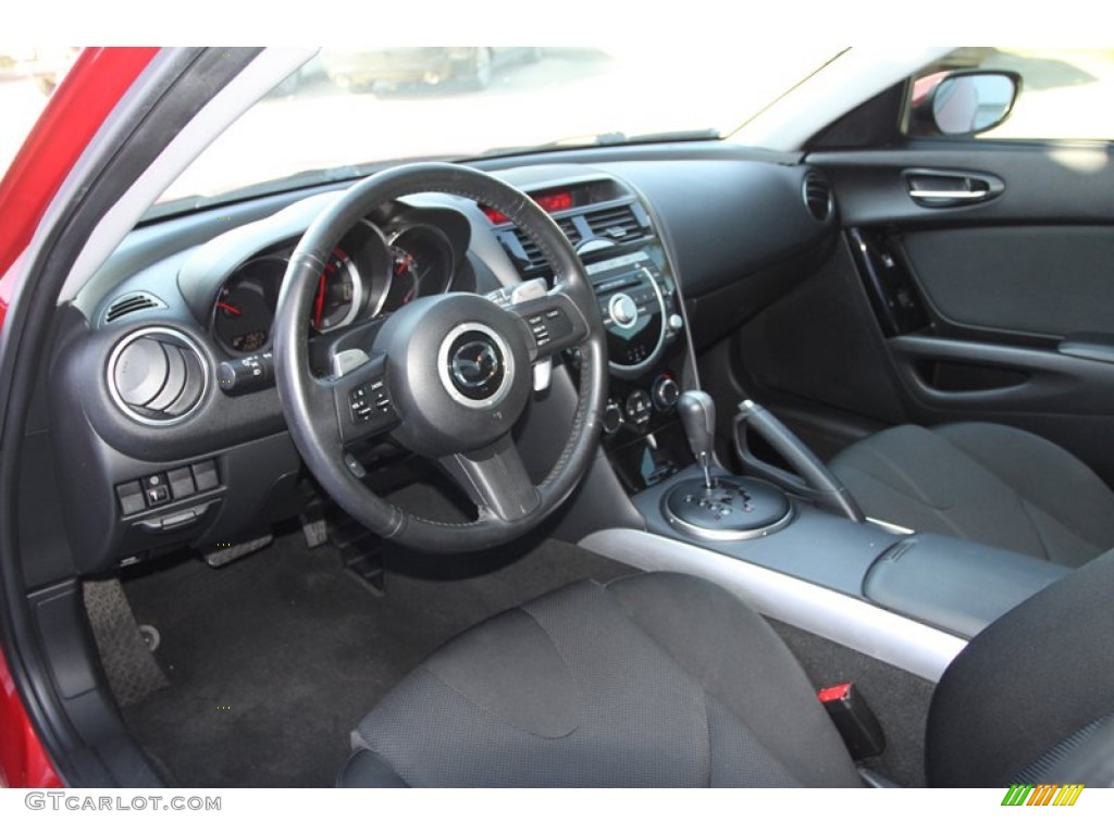 Black Interior 2010 Mazda RX-8 Sport Photo #76236143