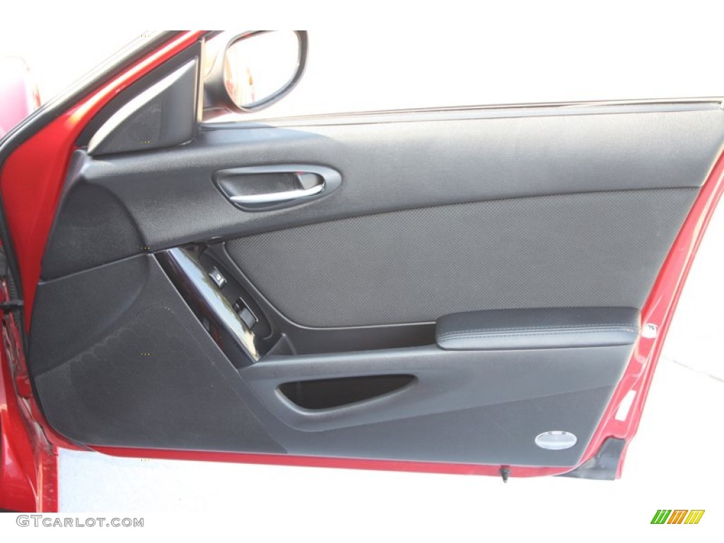 2010 Mazda RX-8 Sport Black Door Panel Photo #76236425