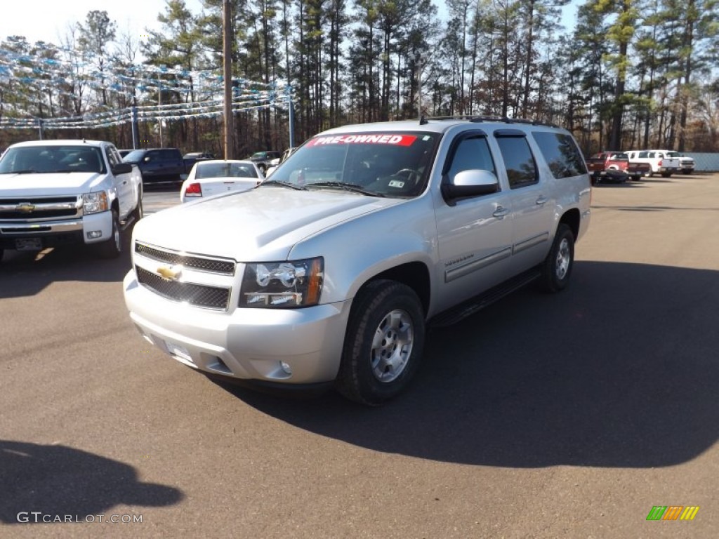 2010 Suburban LT - Sheer Silver Metallic / Ebony photo #1