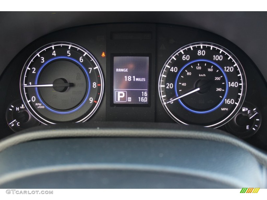 2013 Infiniti G 37 Convertible Gauges Photo #76237217
