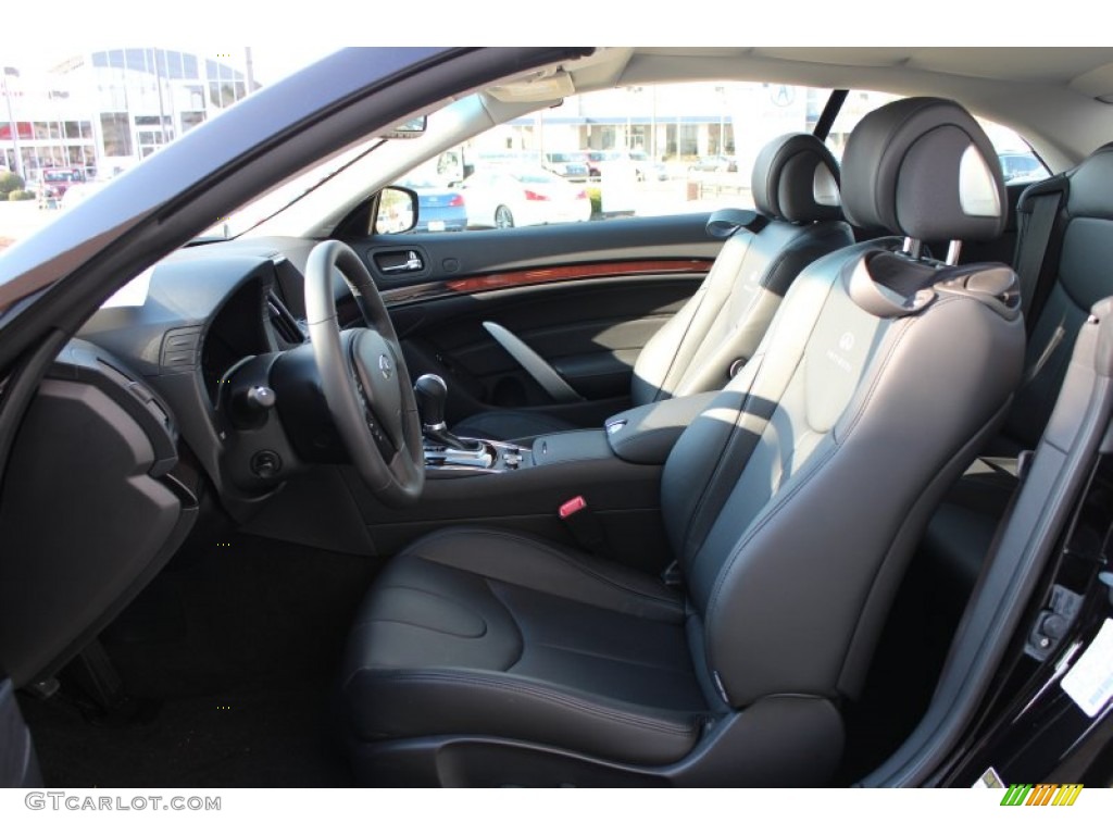 Graphite Interior 2013 Infiniti G 37 Convertible Photo #76237274