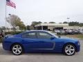 2012 Blue Streak Pearl Dodge Charger R/T Max  photo #9