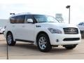 2013 Moonlight White Infiniti QX 56  photo #2