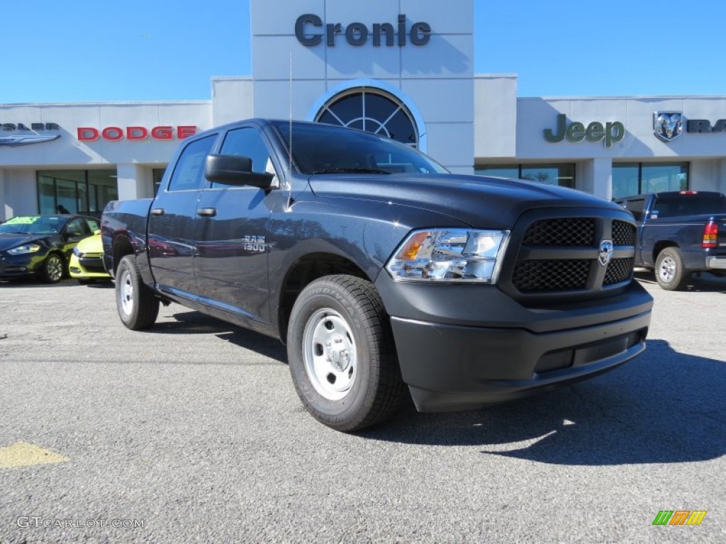 2013 1500 Tradesman Crew Cab - Maximum Steel Metallic / Black/Diesel Gray photo #1