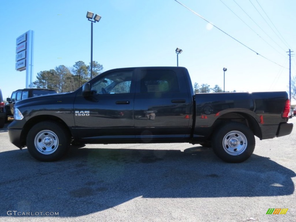 2013 1500 Tradesman Crew Cab - Maximum Steel Metallic / Black/Diesel Gray photo #4