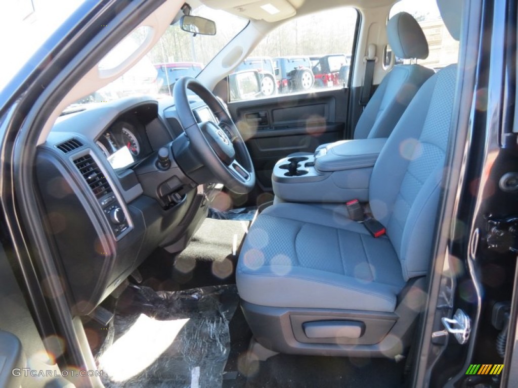 2013 1500 Tradesman Crew Cab - Maximum Steel Metallic / Black/Diesel Gray photo #10