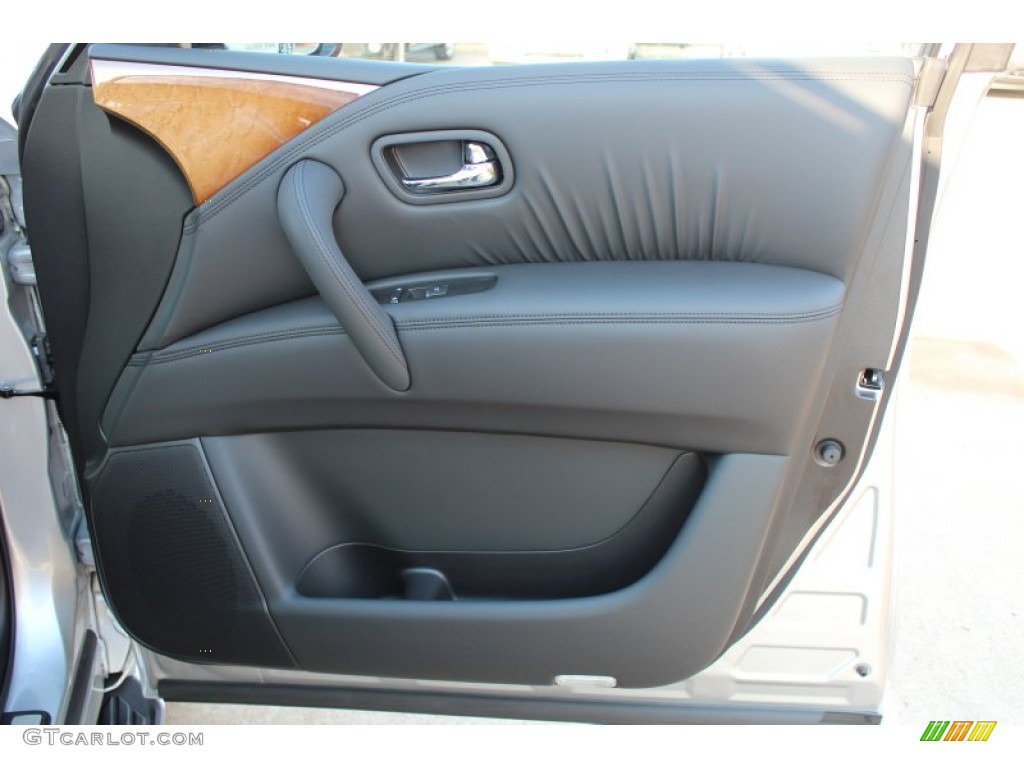 2013 Infiniti QX 56 Graphite Door Panel Photo #76238888