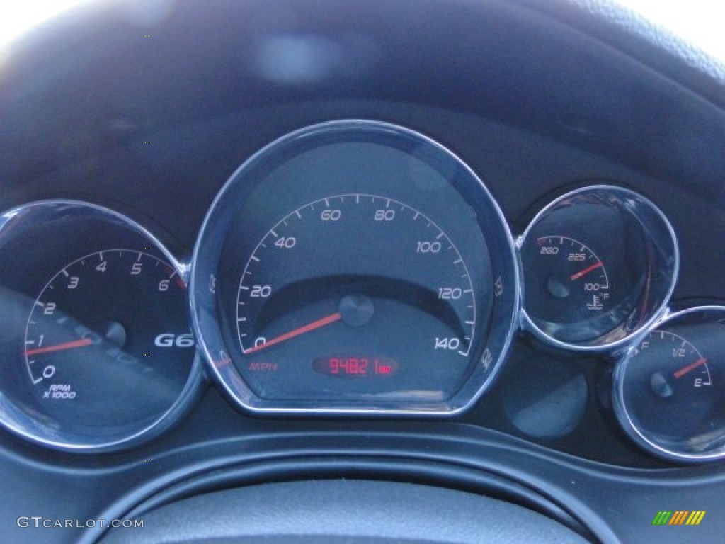 2006 Pontiac G6 GT Coupe Gauges Photo #76238909