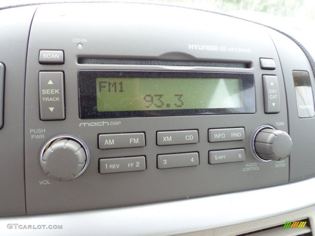 2008 Hyundai Sonata GLS Audio System Photo #76239110