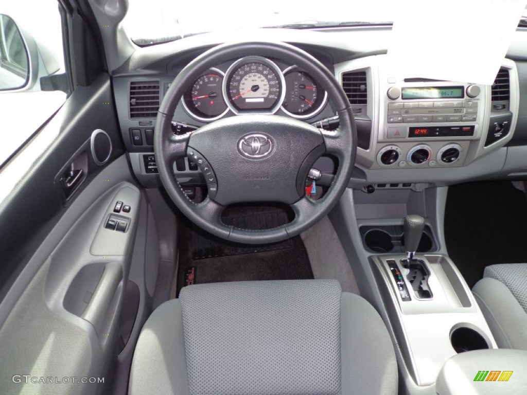 2010 Toyota Tacoma V6 PreRunner TRD Sport Access Cab Graphite Dashboard Photo #76239269
