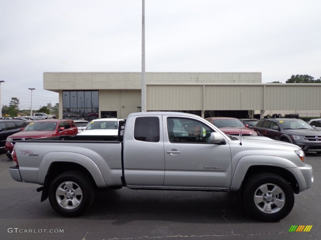 Silver Streak Mica 2010 Toyota Tacoma V6 PreRunner TRD Sport Access Cab Exterior Photo #76239286