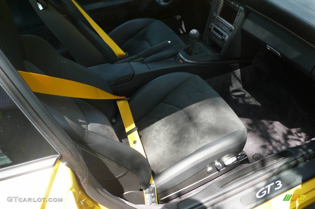 2007 911 GT3 - Speed Yellow / Black w/Alcantara photo #17