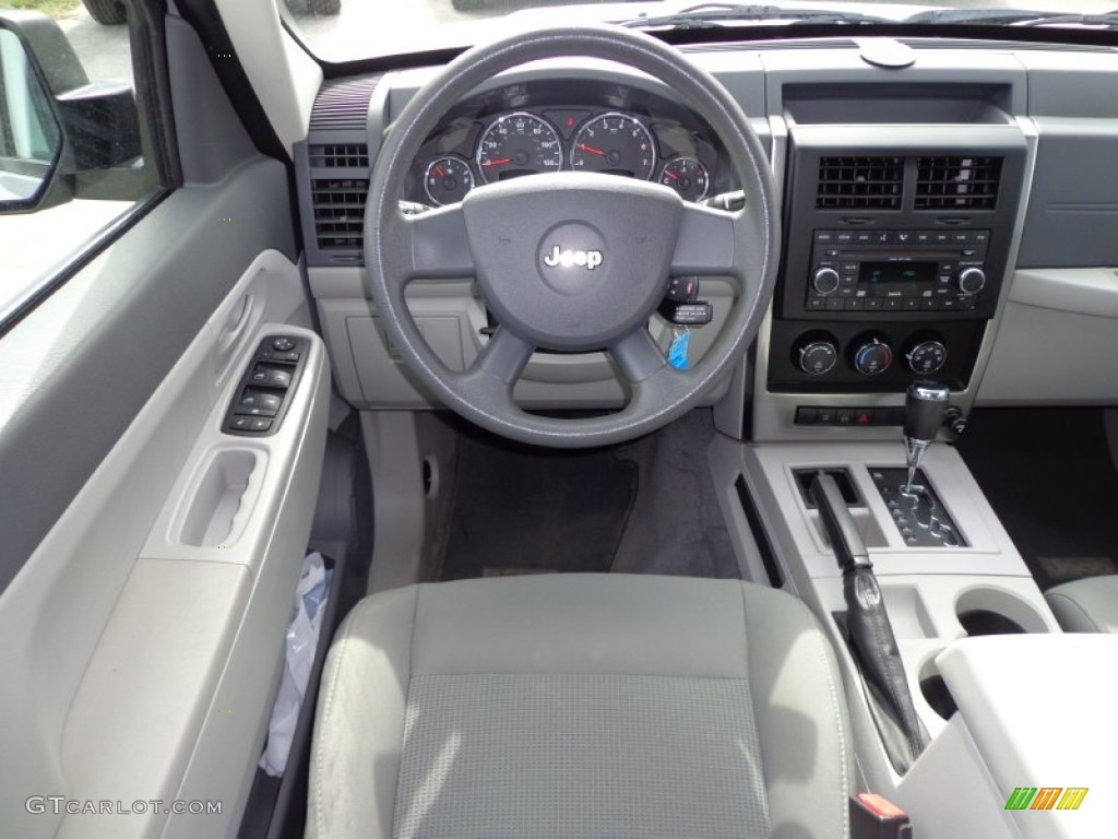 2008 Jeep Liberty Sport Pastel Slate Gray Dashboard Photo #76240136