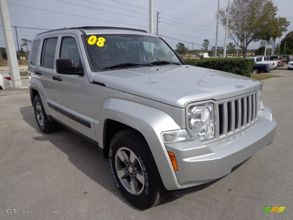 Bright Silver Metallic 2008 Jeep Liberty Sport Exterior Photo #76240214
