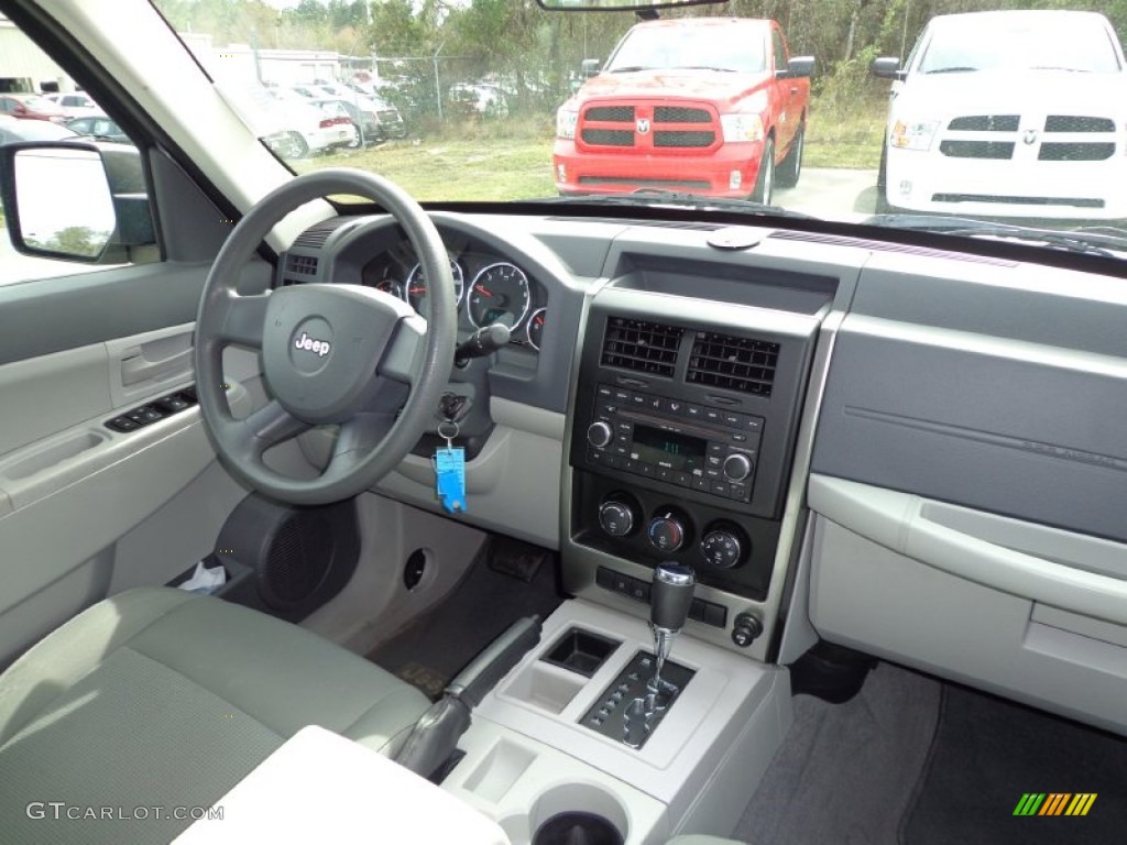 2008 Jeep Liberty Sport Pastel Slate Gray Dashboard Photo #76240226