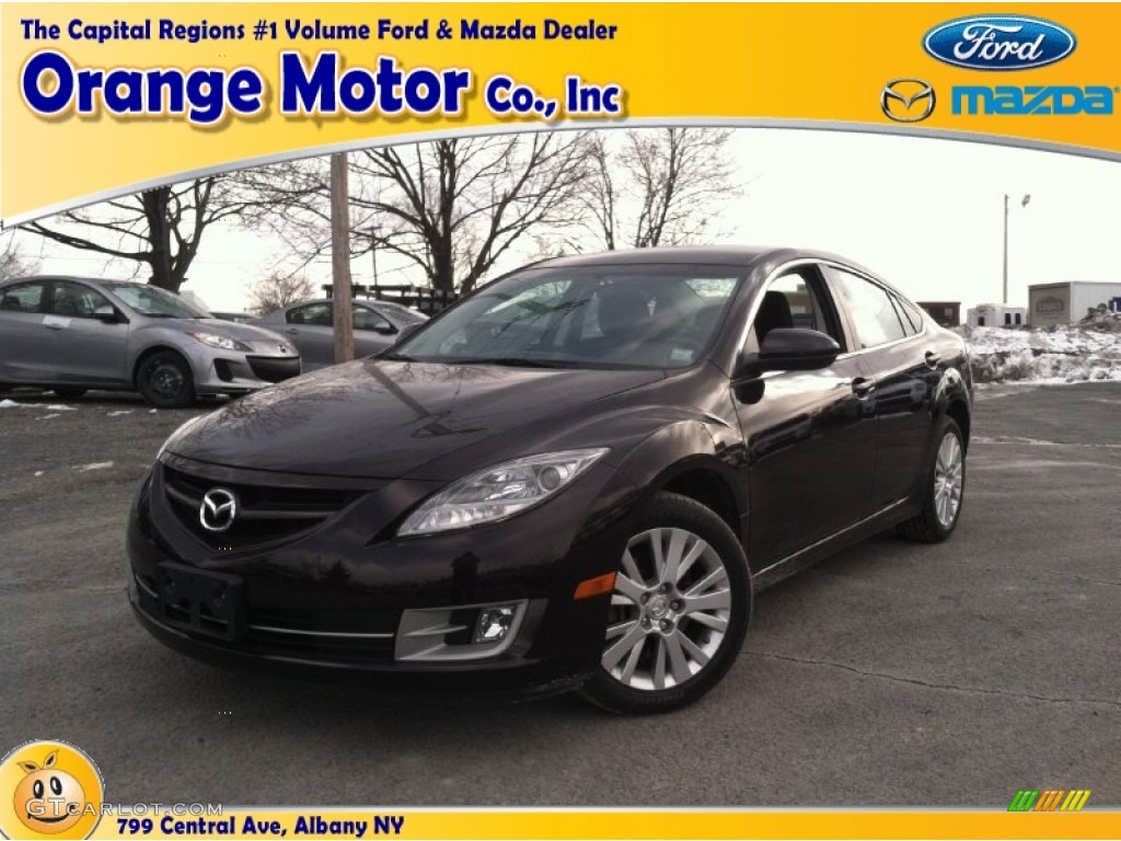 2010 MAZDA6 i Touring Sedan - Black Cherry Metallic / Black photo #1