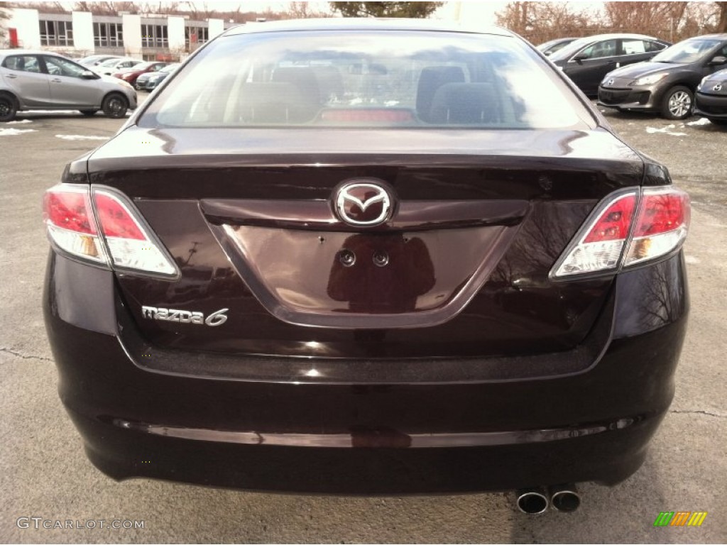 2010 MAZDA6 i Touring Sedan - Black Cherry Metallic / Black photo #6