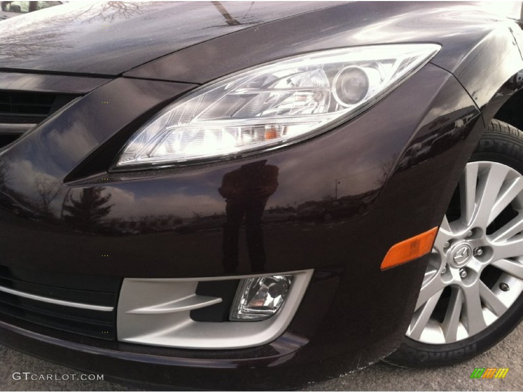 2010 MAZDA6 i Touring Sedan - Black Cherry Metallic / Black photo #7