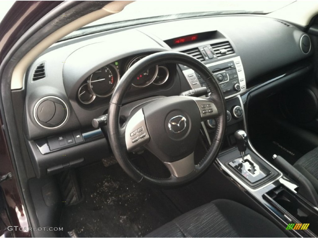 2010 MAZDA6 i Touring Sedan - Black Cherry Metallic / Black photo #10
