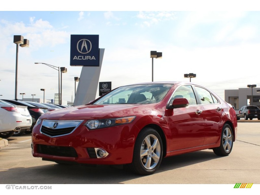 Milano Red Acura TSX