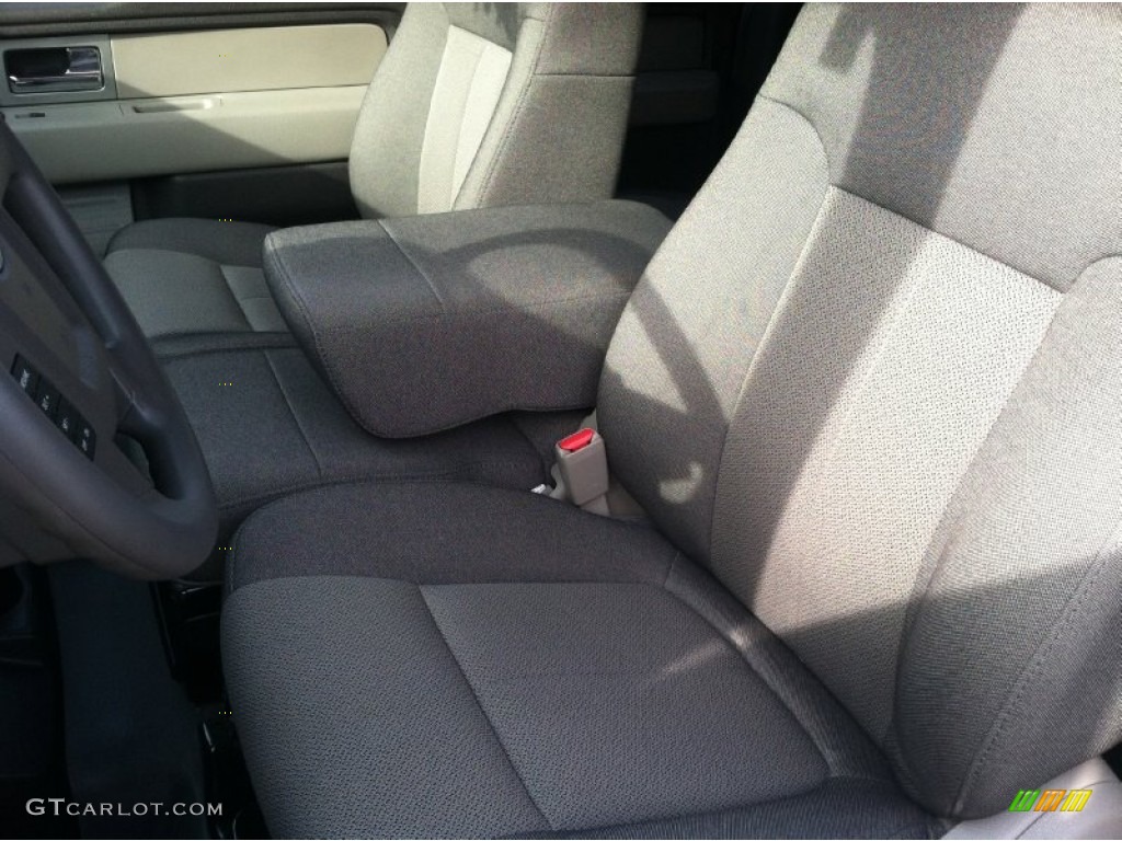 2010 F150 STX SuperCab 4x4 - Tuxedo Black / Medium Stone photo #12