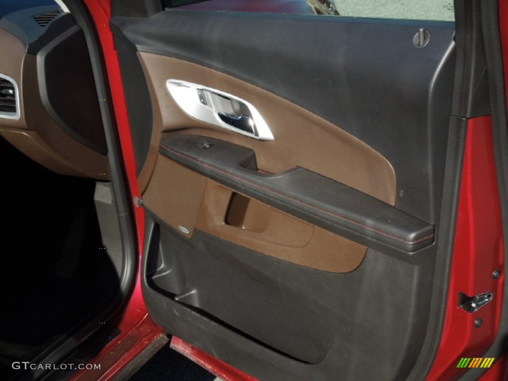 2012 Chevrolet Equinox LT AWD Brownstone/Jet Black Door Panel Photo #76242869