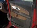 Brownstone/Jet Black 2012 Chevrolet Equinox LT AWD Door Panel