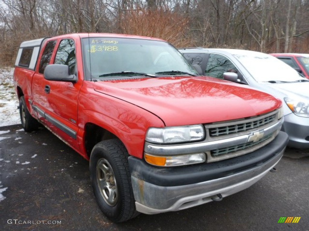 1999 Silverado 1500 Extended Cab 4x4 - Victory Red / Graphite photo #1